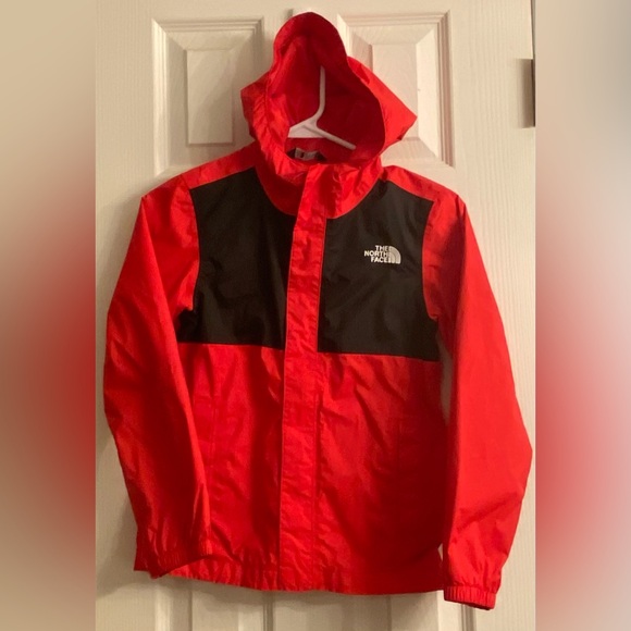 The North Face Other - Kids “The North Face” Rain Coat, Size: Small (7/8), Red & Black, Zipper